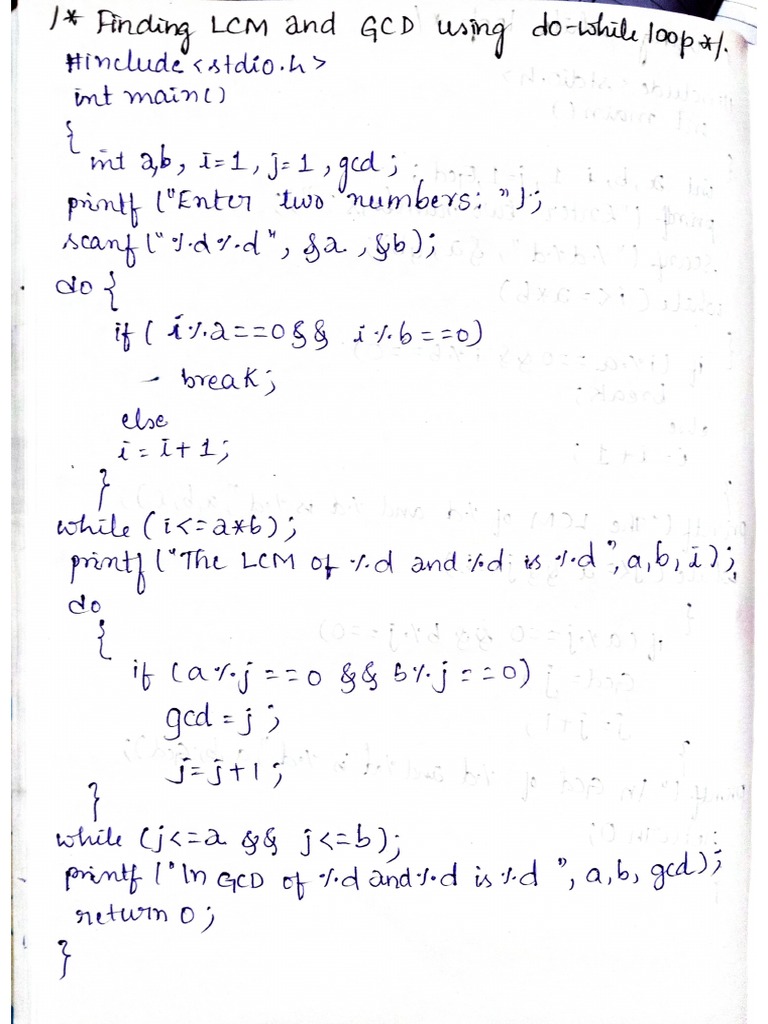 Gcd Program In Python Gcd Program In Python