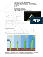 Coordination in Plants Notes