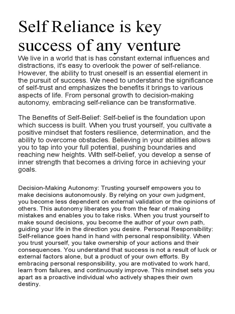self-reliance-is-key-success-of-any-venture-pdf