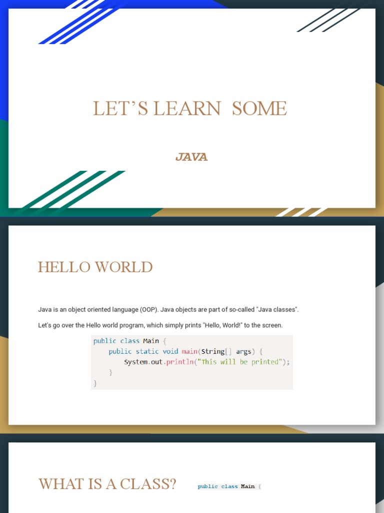 Java Basics: Classes and Primitives | PDF | Computers