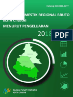 Produk Domestik Regional Bruto Kota Cimahi Menurut Pengeluaran 2018-2022