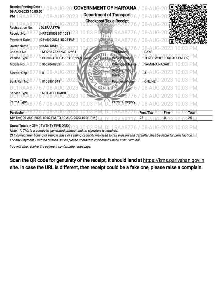 Online tax payment portal pdf