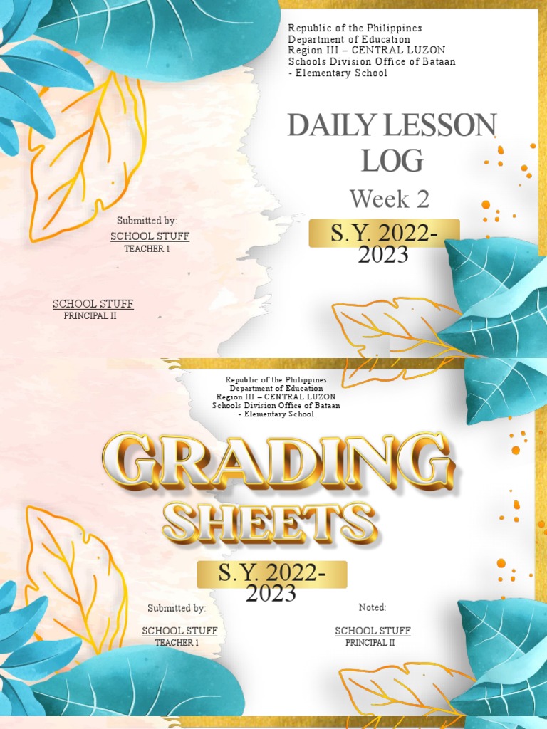 School Forms Cover Green PDF