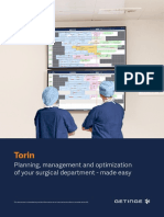 Torin: Planning, Management and Optimization of Your Surgical Department - Made Easy