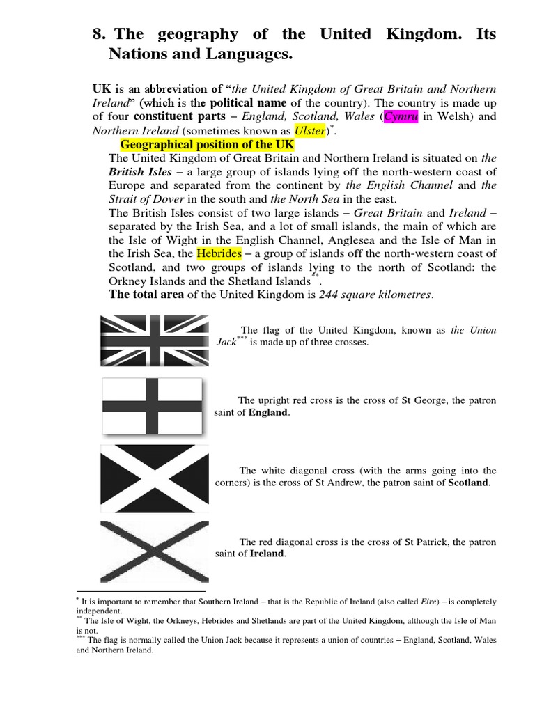 8.the Geography of The United Kingdom | PDF