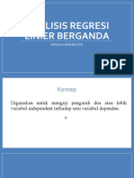 Materi Analisis Regresi Linier Berganda