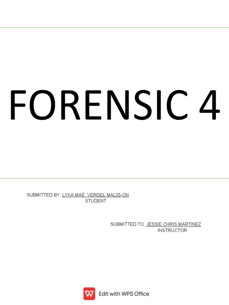Forensic4 malig on pdf
