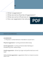 Social Psychology - Aggression