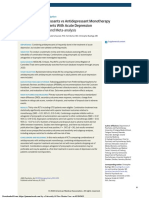 Combining Antidepressants Vs Antidepressant Monotherapy