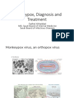 Monkeypox, Diagnosis and Treatment