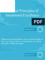 Principles of Excellence