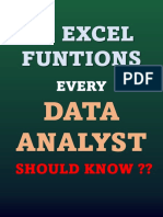 10 Excel Function in Data Analysis
