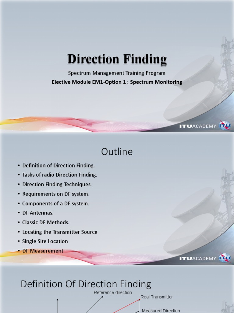 S2D2 Direction Finding Basics and Methods | PDF | Antenna (Radio ...