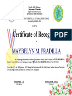 Cert of Recognition