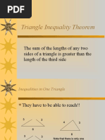 Triangle Inequality Theorem