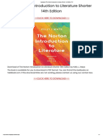 of The Norton Introduction To Literature Shorter 14th Edition PDF