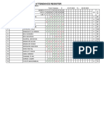 AttRegister GRADE 1