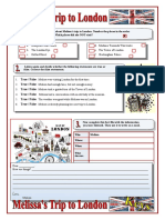 Melissas Trip To London Tests Writing Creative Writing Tasks - 75596