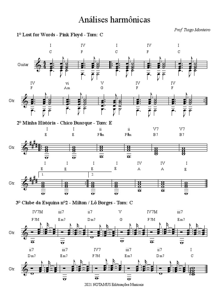 Análises Harmônicas PDF