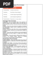 Advantages and Disadvantages of Per Unit System