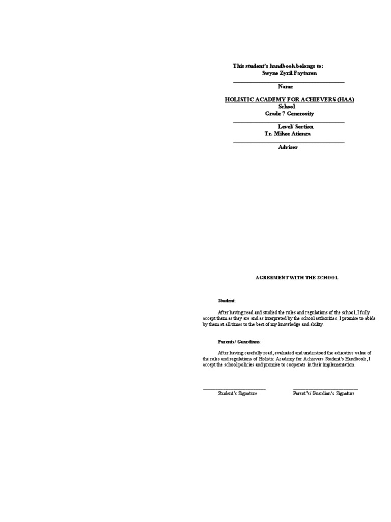 STUDENT HANDBOOK PDF visual data 4