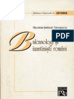 Tanasoca Nicolae Serban Balcanologi Si Bizantinisti Romani 2002