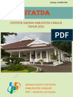 Statistik Daerah Kabupaten Cianjur 2022