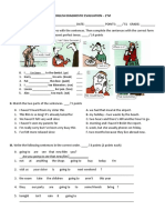 Evaluación Diagnóstica 2M Inglés