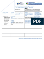 S6 - Force Field Analysis + Action Planning Template ANDRADE