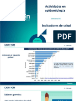 PSA03 ET II Actividades en Epidemiologia