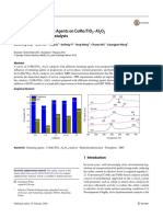 The Effects of Chelating Agents On Como/Tio - Al O Hydrodesulfurization Catalysts