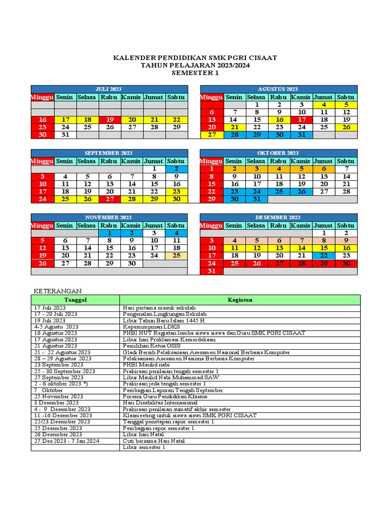 Kaldik Ta 20232024 Jabar SMK Pgri PDF