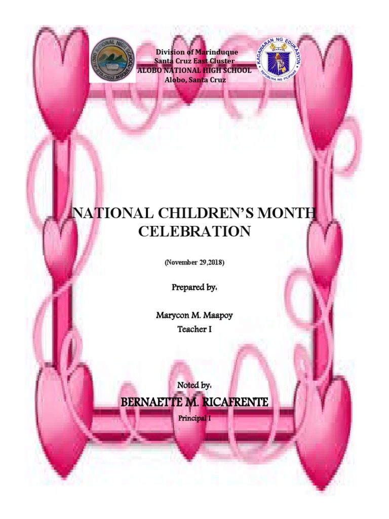 National Children's Month Activities 2025 | PDF
