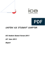 UNITEN ICE Student Alumni Forum Report