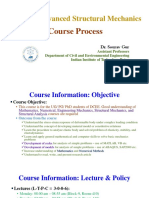 CE603 Advanced Structural Mechanics Course Process