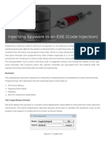 Injecting Spyware in An EXE (Code Injection)