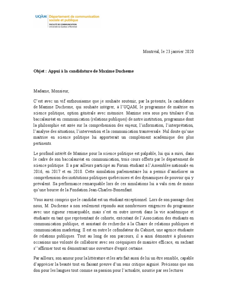 01 2020 Maxime Duchesne | PDF