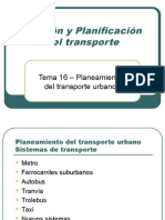 Planeamiento Del Transporte Urbano