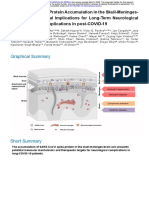 SARS-CoV-2 Spike Protein Accumulation in The Skull-Meninges-Brain Axis