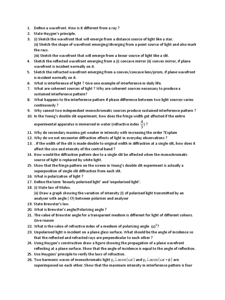 Wave optics pdf
