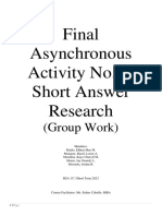Group 6 - Final Asynchronous Activity