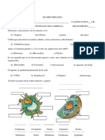 Examen de Biologia