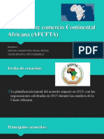 Área de Libre Comercio Continental Africana (AFCFTA)