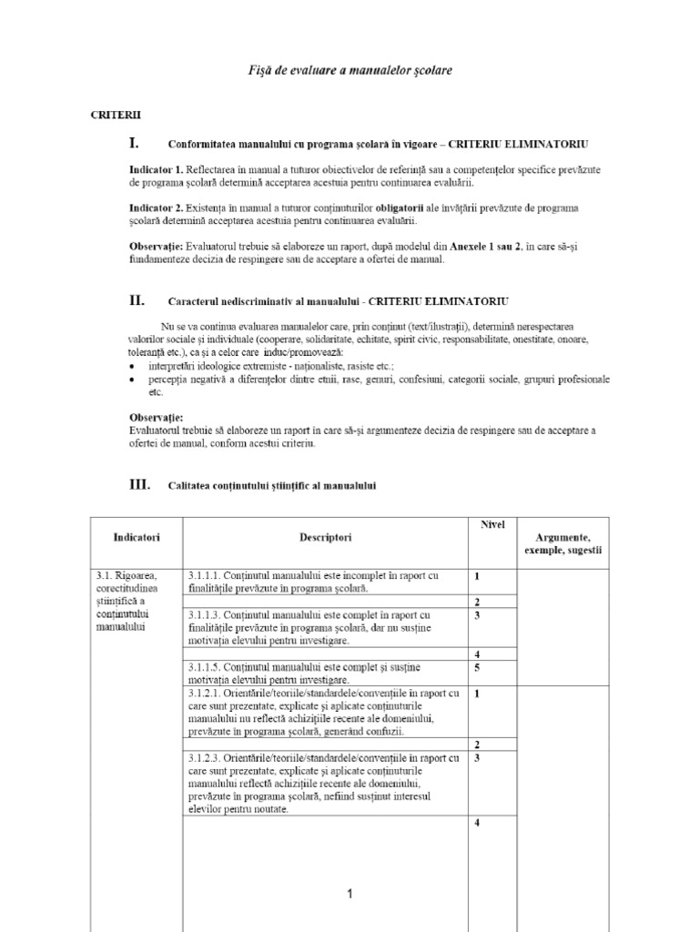 Padlet Fisa de Evaluare A Manualelor Scolare PDF