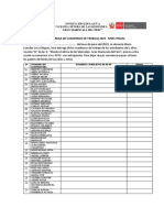 Acta de Entrega de Cuadernos de Trabajo 2023