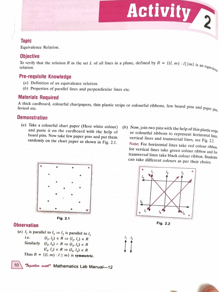 Maths Lab Manual PDF