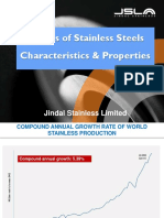 Various Categories of Stainless Steels Produced in The Country and Characteristics August 2021