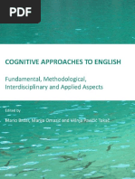 Cognitive Approaches To English Fundamental Methodological Interdisciplinary and Applied Aspects