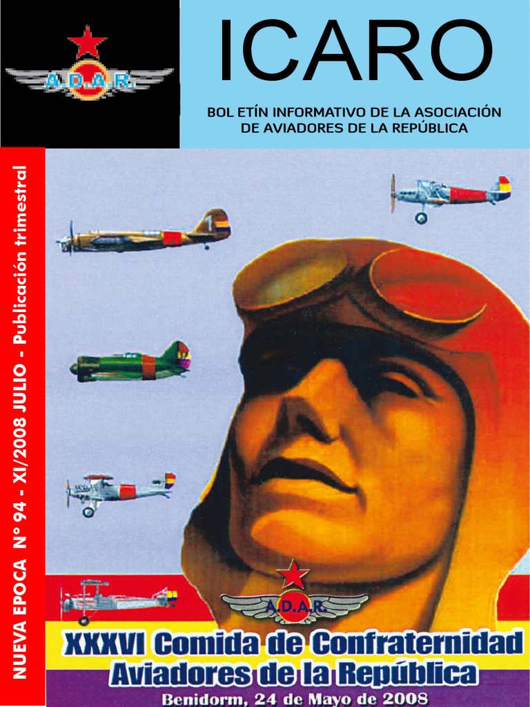 Icaro 94 Pdf Avión De Combate Guerra Civil Española