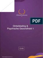 Ontwikkeling & Psychische Gezondheid 1 Hoofdstuk 1 Approaching Psychological Development